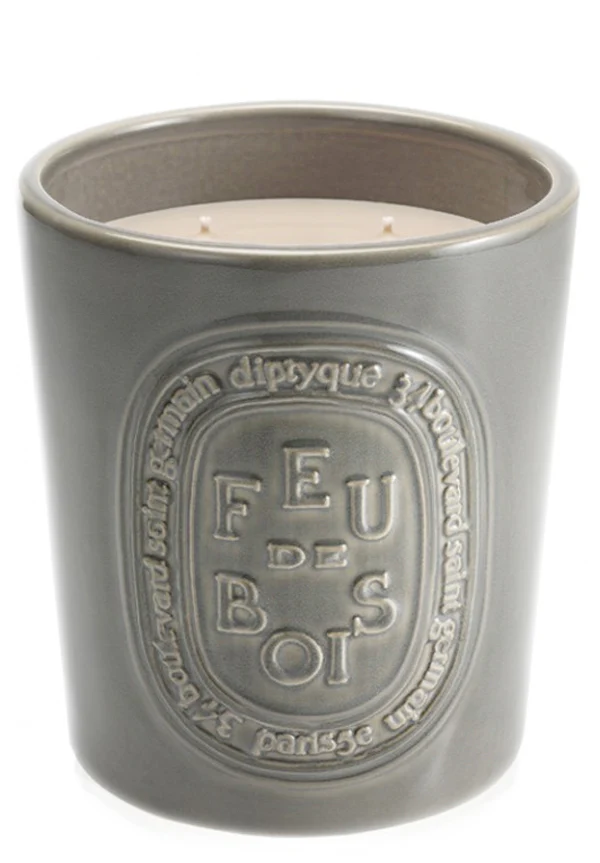 Feu des Bois Large Ceramic Candle