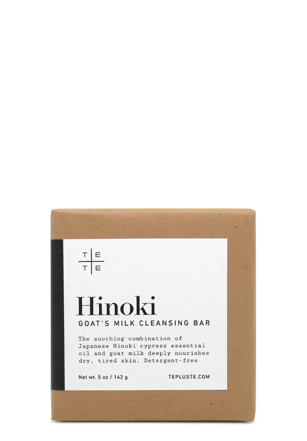Hinoki Goat's Milk Cleansing Bar