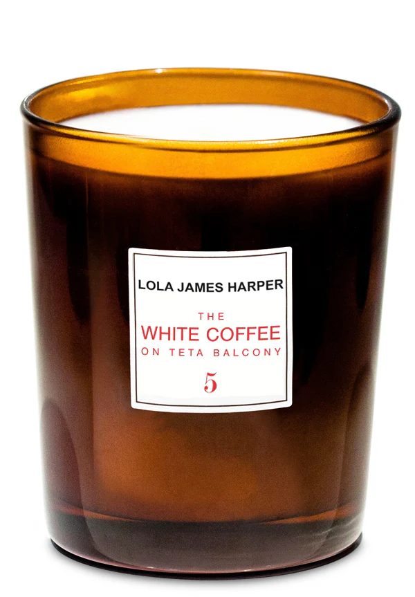 The White Coffee on Teta Balcony Candle